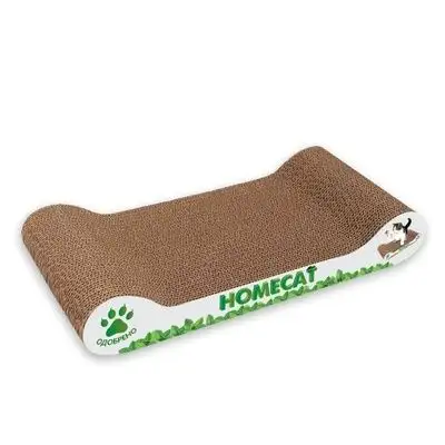 Купить homecat когтеточка для кошек "Мятная волна", гофрокартон
