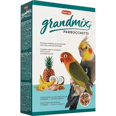 Padovan Grandmix Parrocchetti сухой корм для средних попугаев