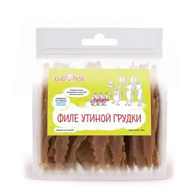 Dog Fest лакомство для собак Филе утиной грудки