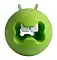 Rogz игрушка для собак с отверстиями для лакомств и массажными насечками, средняя, лайм #2
